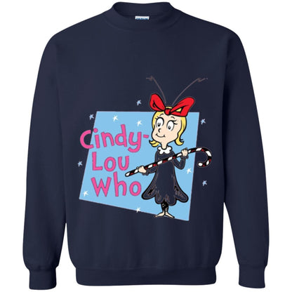 Dr. Seuss Cindy-lou Who Book Lover T-shirt Navy