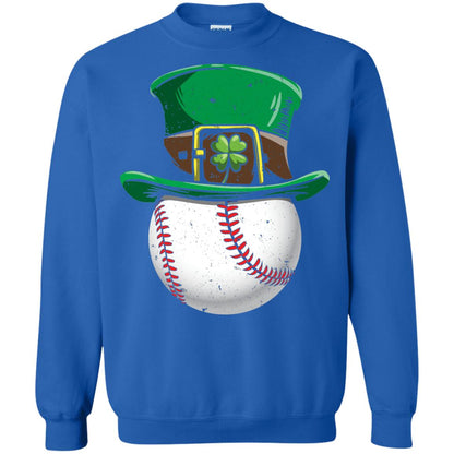 Leprechaun St. Patrick_s Day Baseball Ball T-shirt Royal
