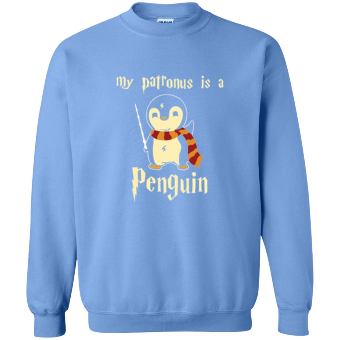 Penguin Lovers T-shirt My Patronus Is A Penguin Hot Carolina Blue