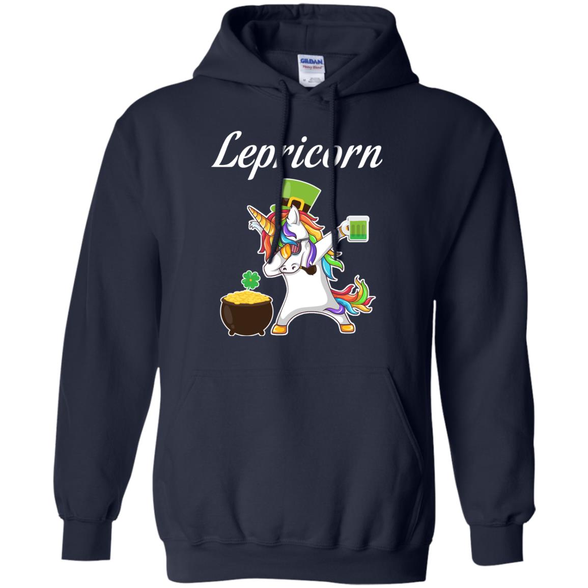 Lepricorn Saint Patrick's Day T-shirt Navy