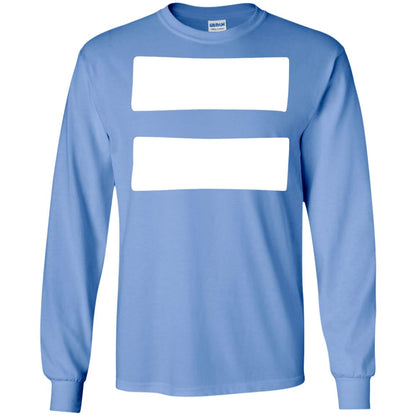 Equals Sign T-shirt Equality Symbol Feminism Carolina Blue