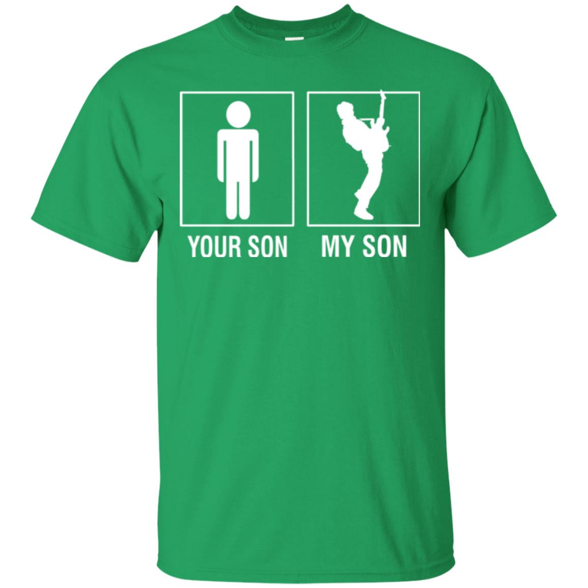 My Son Plays Guitar Daddy Shirt Irish Green