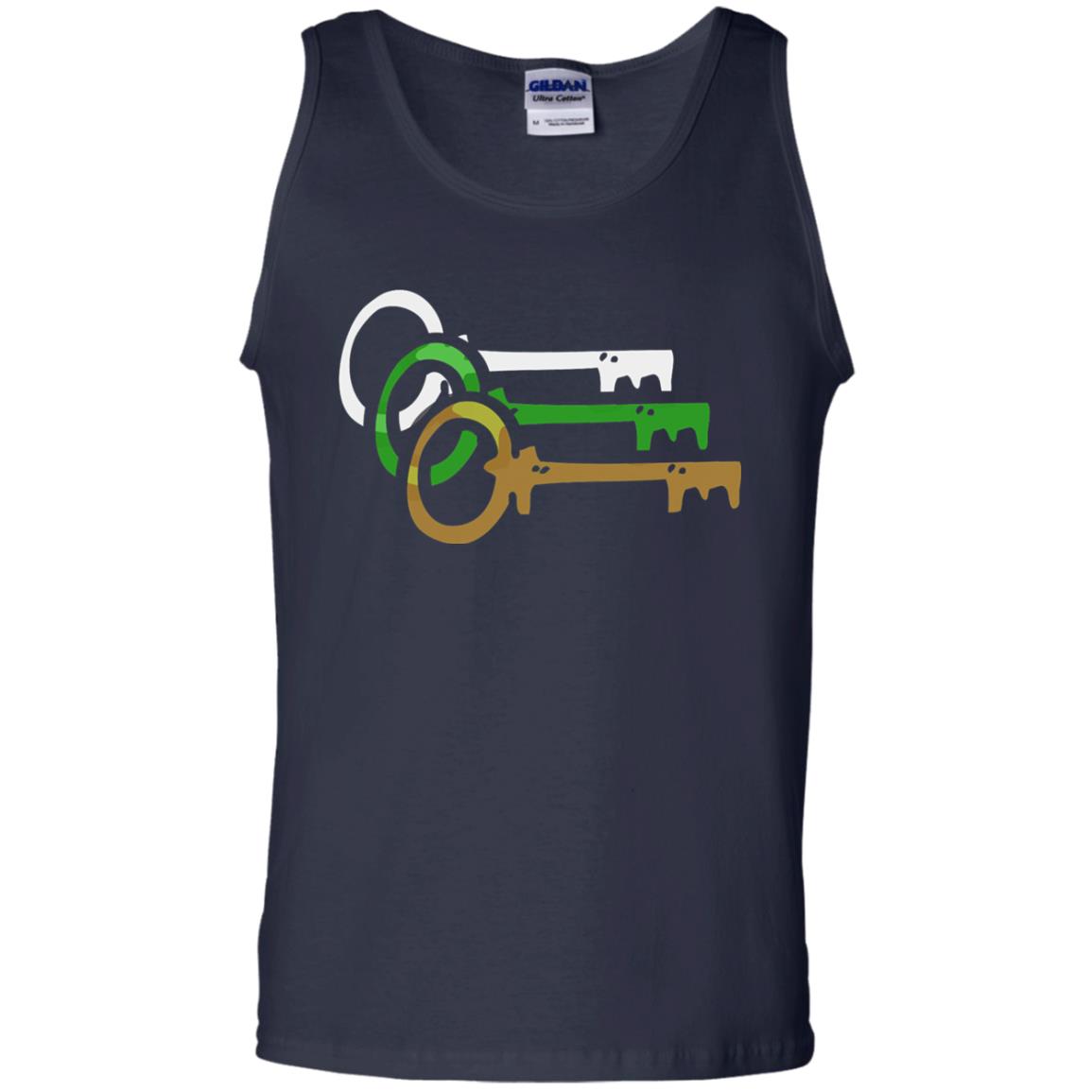 Player One Ready Keys Gamer T-shirt Navy