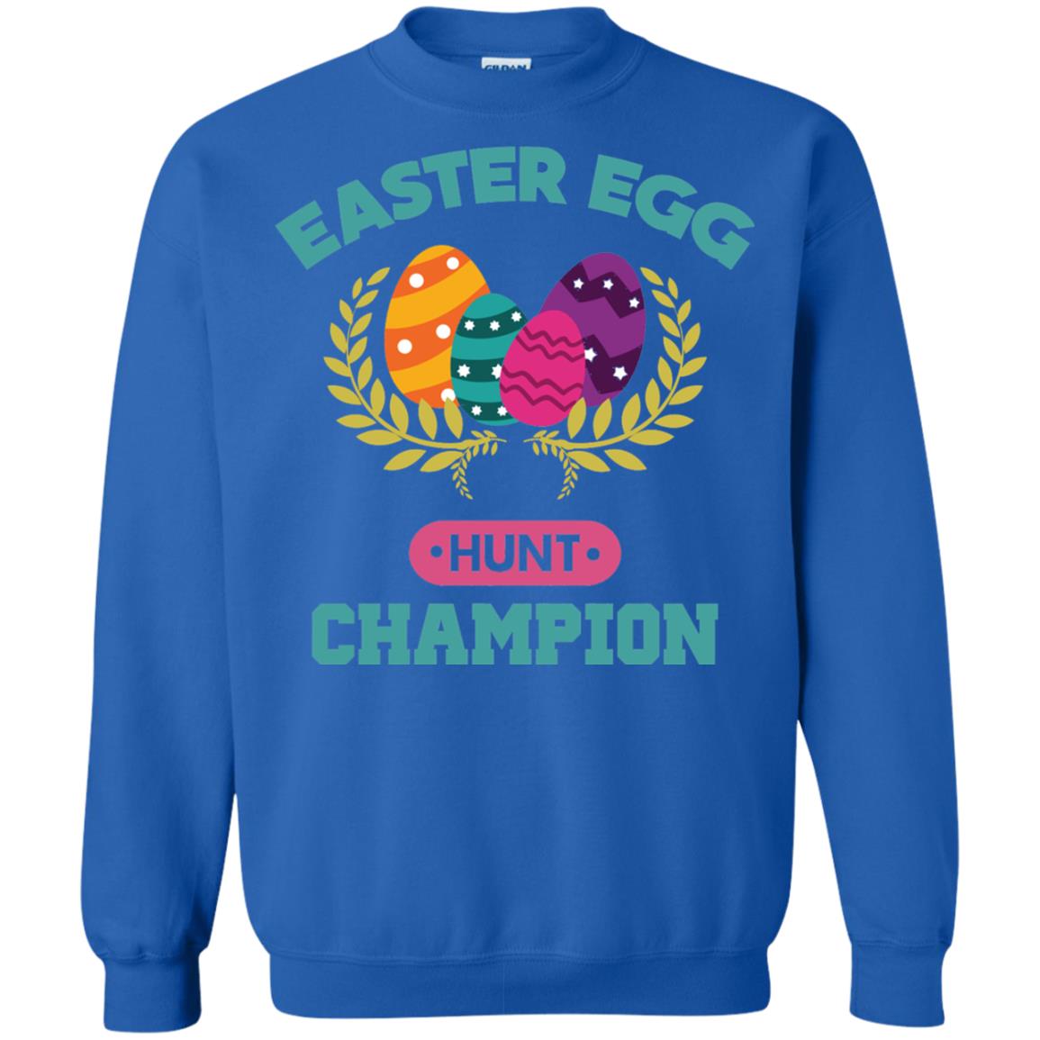 Easter Egg Hunt Champion Easter Day T-shirt Royal