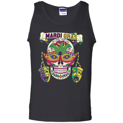 Mardi Gras Skull T-shirt Black