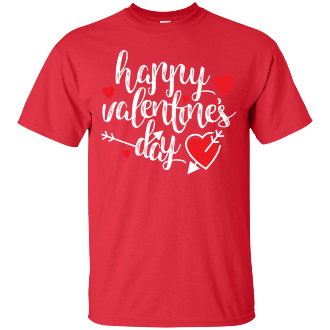 Happy Valentine_s Day T-shirt Red