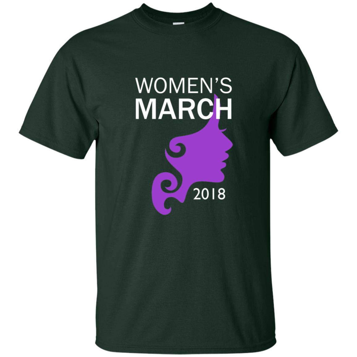 Women's March 2018 T-shirt Forest Green