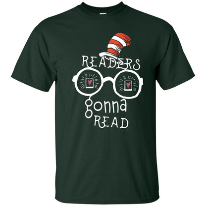 Readers Gonna Read Bookworm T-shirt Forest