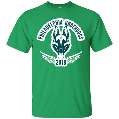 Dog Lover T-shirt Philadelphia Underdogs Irish Green