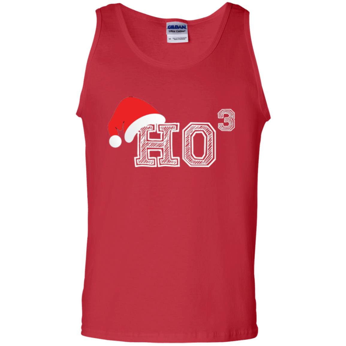 Christmas T Shirt Ho Ho Ho X 3 Third Power Red