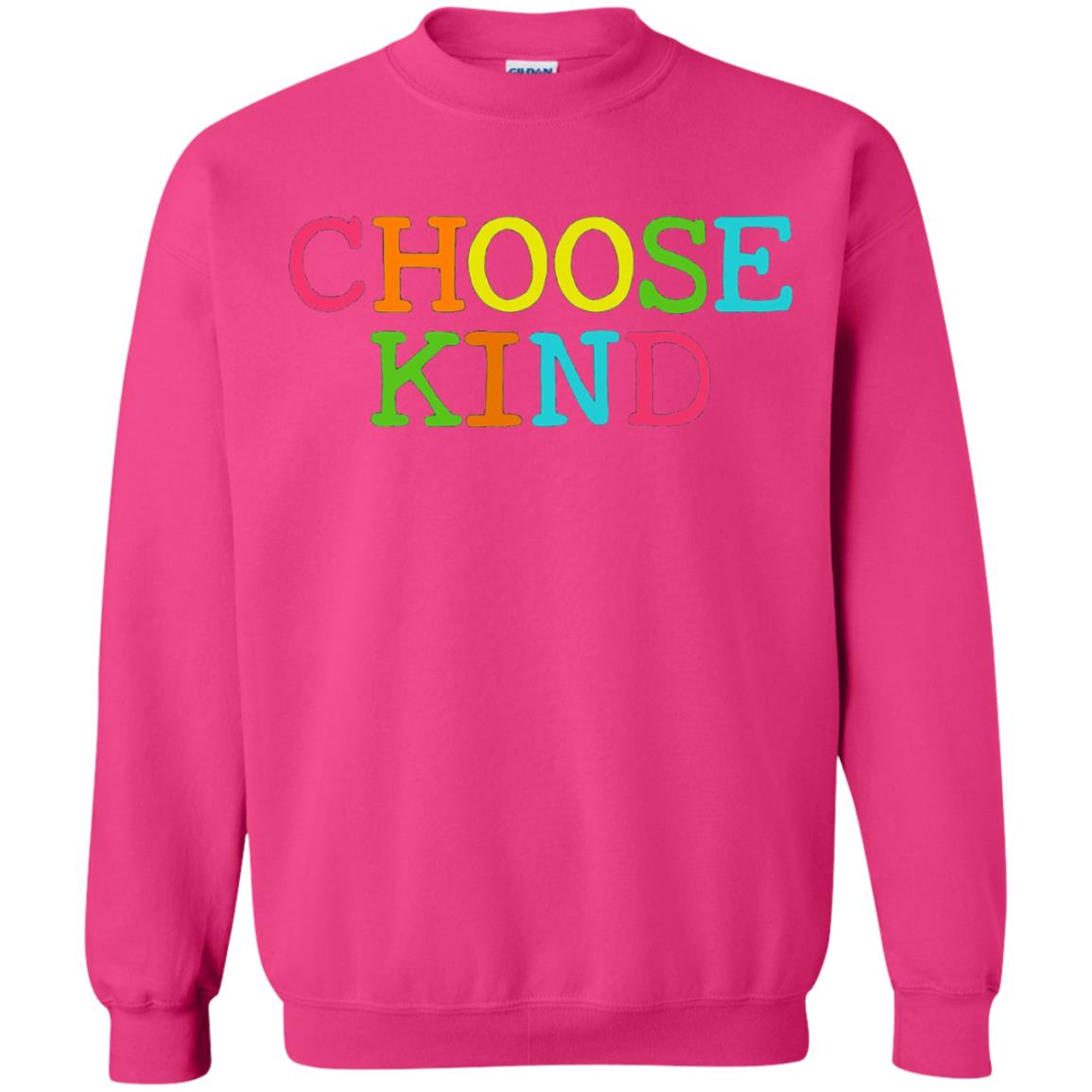 Choose Kind Be Kind Anti Bullying T-shirt Heliconia