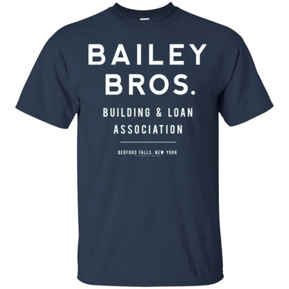 It_s A Wonderful Life Bailey Bros T-shirt Navy
