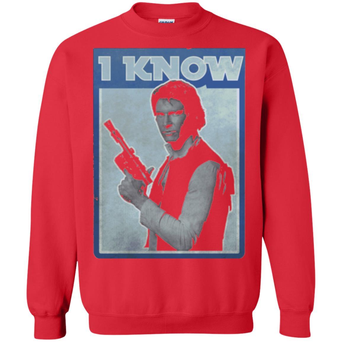Film T-shirt Han Solo Iconic Unscripted I Know Graphic Red