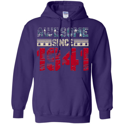 Awesome Since Legends Born In 1941 77 Years Old Birthday Shirt For Dad Or Papa Purple