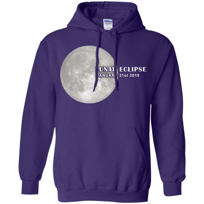 Eclipse January 31st 2018 Total Lunar Eclipse Shirts Purple