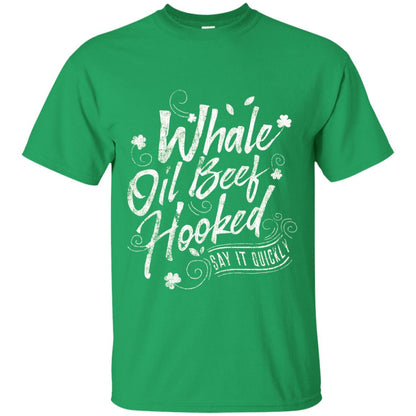 Whale Oil Beef Hooked T-shirt Irish Green