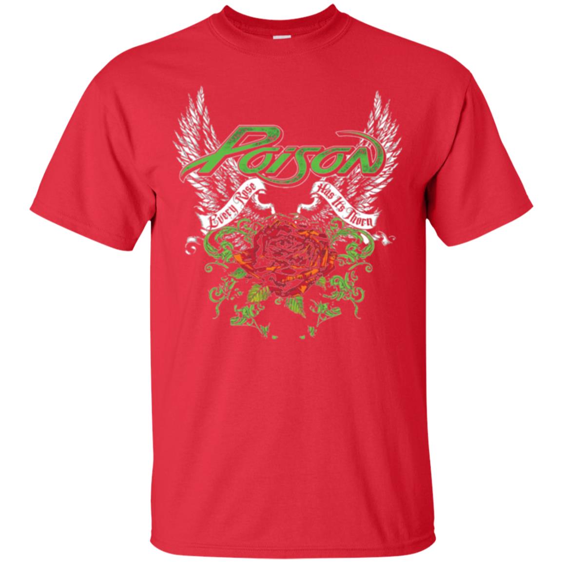 Poison Thorns Wings T-shirt Red