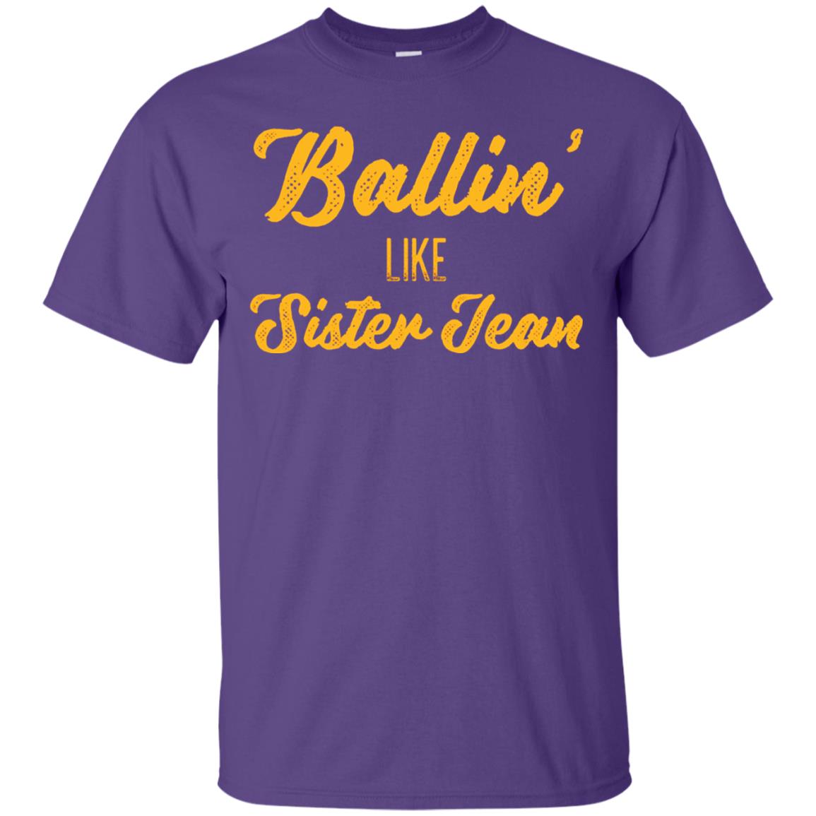 Ballin Like Sister Jean College Basketball Ramblers T-shirt Purple