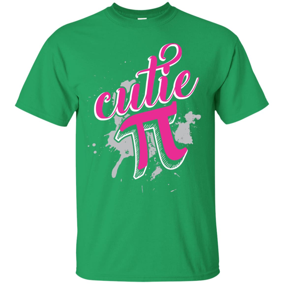 Cutie Pi Funny Math 3.14 Happy Pi Day T-shirt Irish Green