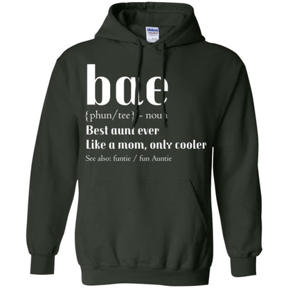 Aunt T-shirt Bae Best Aunt Ever Forest Green