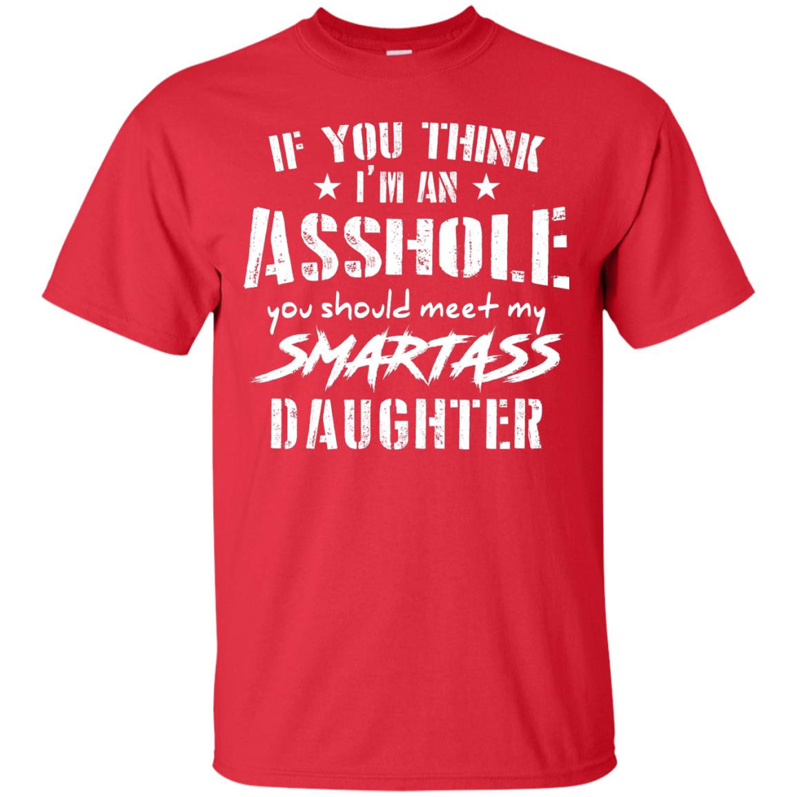 You Should Meet My Daughter Daddy T-shirt Red