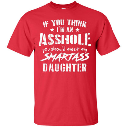 You Should Meet My Daughter Daddy T-shirt Red