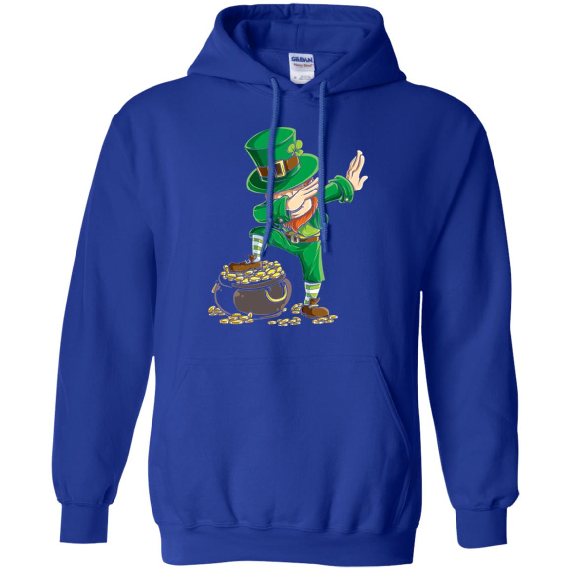 Dabbing Leprechaun Saint Patrick's Day T-shirt Royal