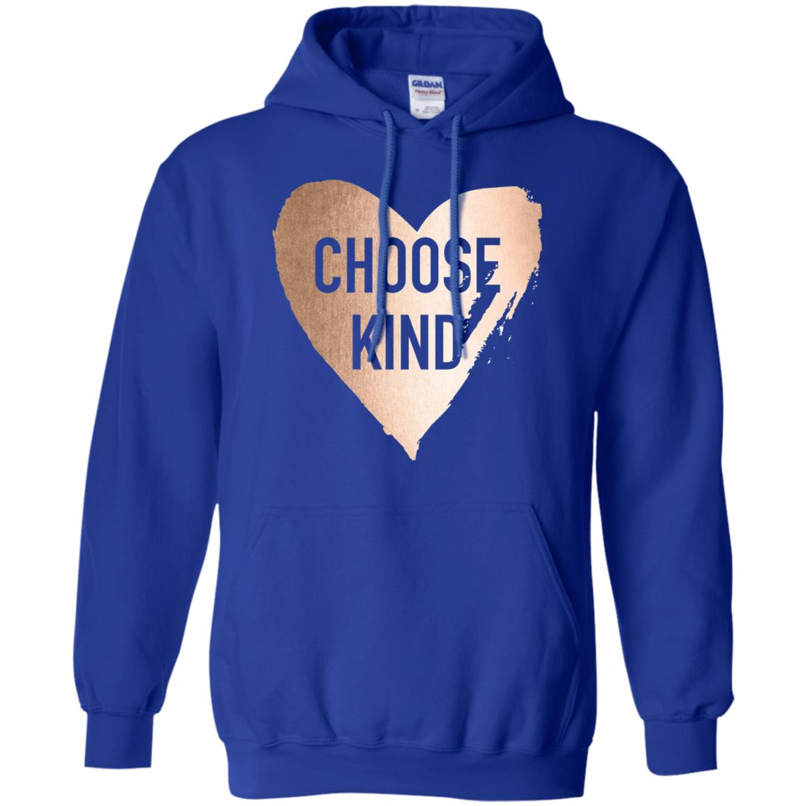 Choose Kind Anti Bullying Rose Gold T-shirt Royal
