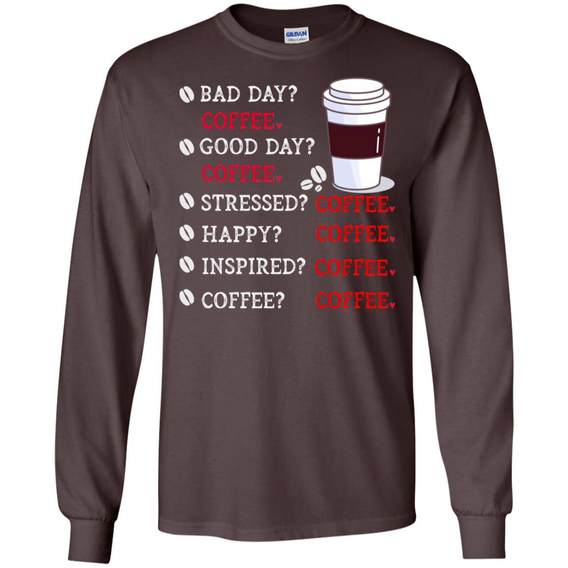 Coffee Idea Gift Shirt For Mens Womens Dark Chocolate