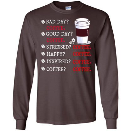 Coffee Idea Gift Shirt For Mens Womens Dark Chocolate