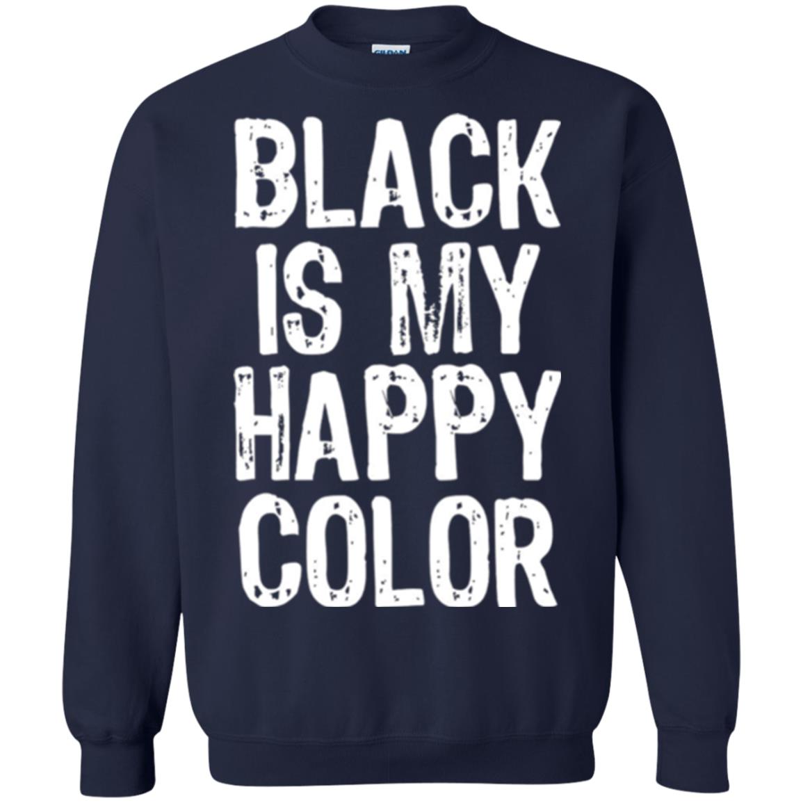 Black Is My Happy Color T-shirt Navy