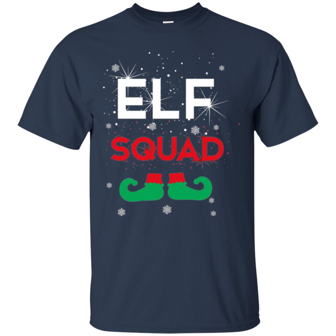 Christmas T-shirt Elf Squad Navy