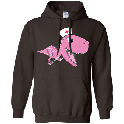 Dinosau-nurse Dinosaurus Nursing Shirt Dark Chocolate