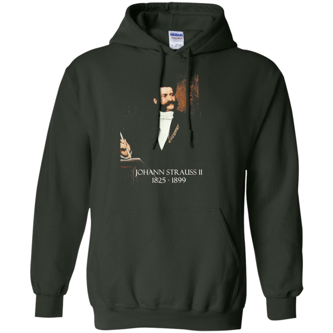 Musician T-shirt Johann Strauss Ii Forest Green
