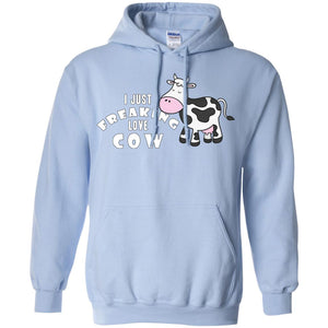 I Just Freaking Love Cow ShirtG185 Gildan Pullover Hoodie 8 oz.