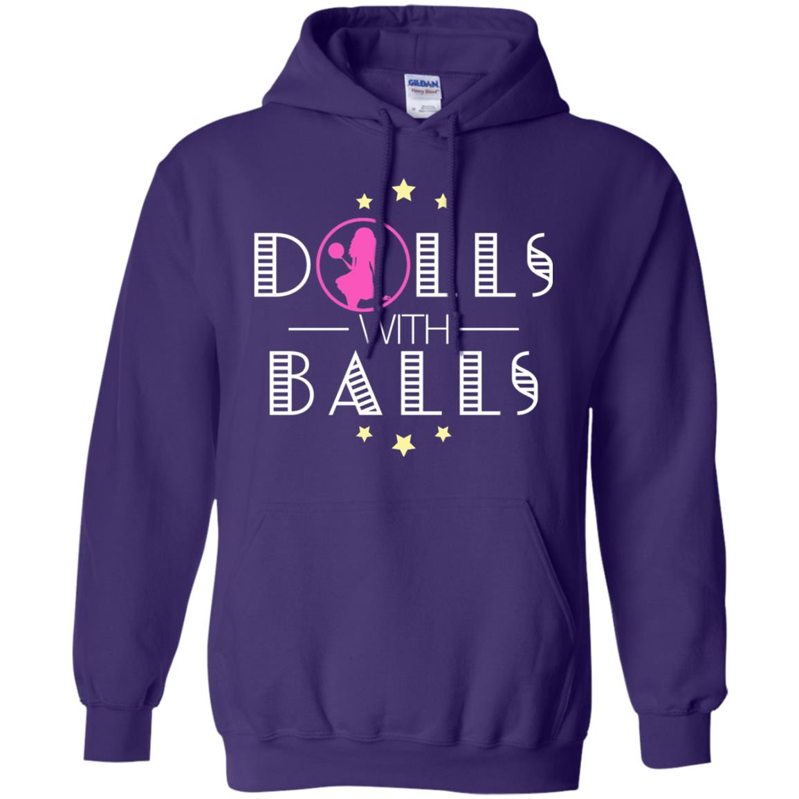 Bowling Lover T-shirt Dolls With Balls T-shirt Purple