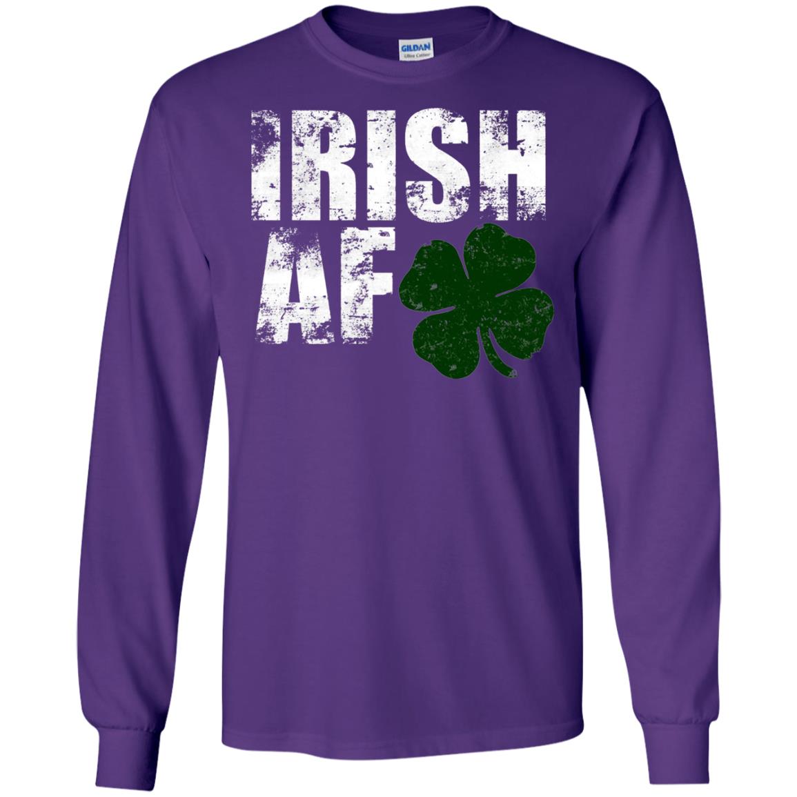 Funny Irish St. Patrick_s Day T-shirt Purple