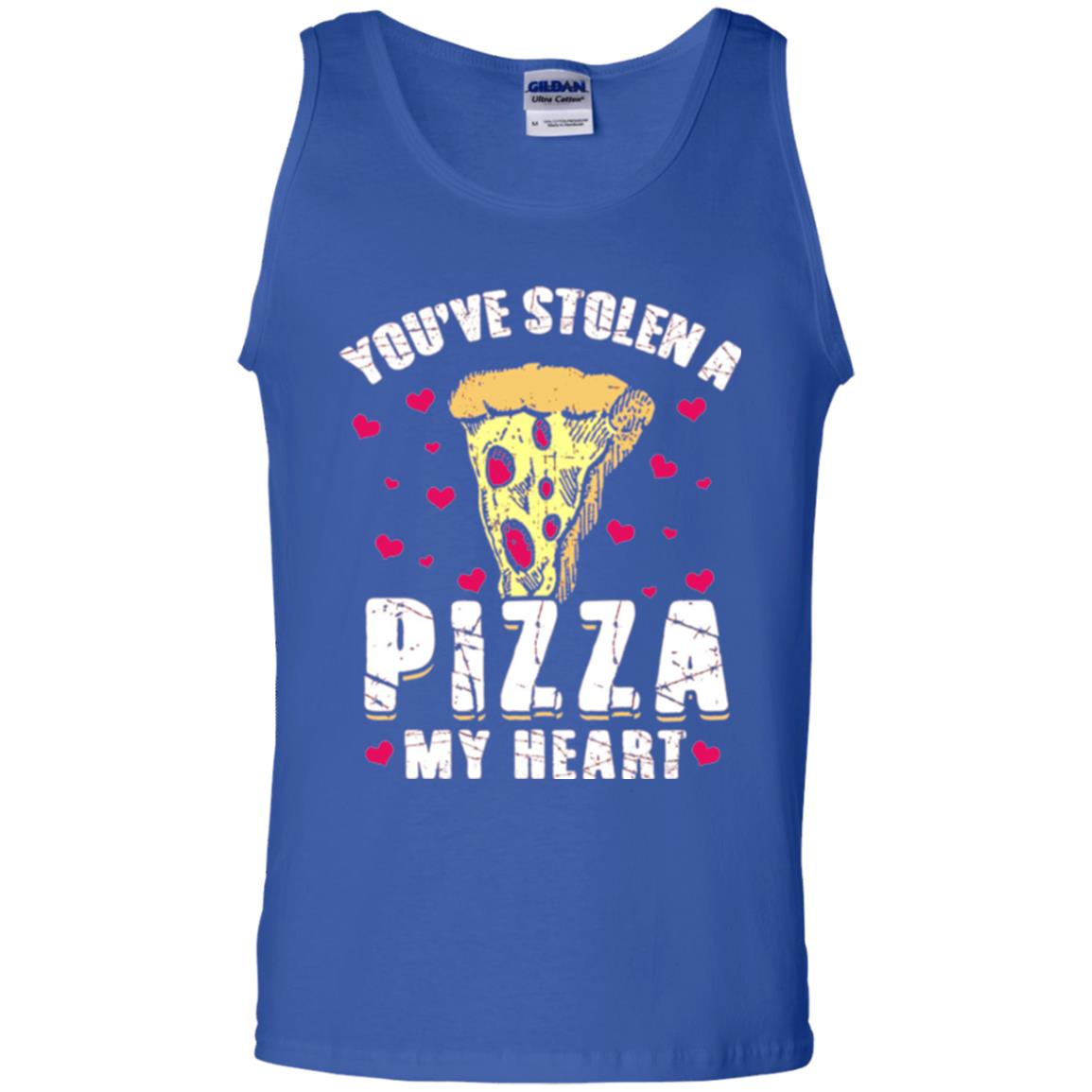 Funny Valentines Day Shirt Food Gift You_ve Stolen Pizza My Heart Royal