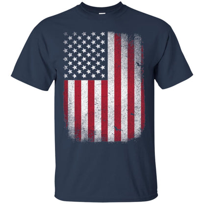 Usa Flag T-shirt 4th July Navy