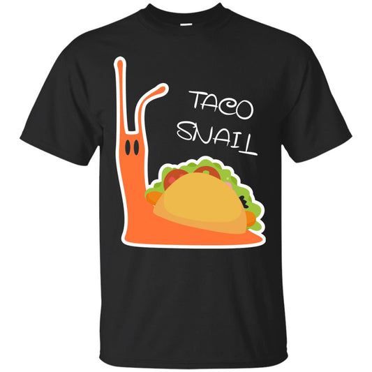 Taco Lover T-shirt Snail Black