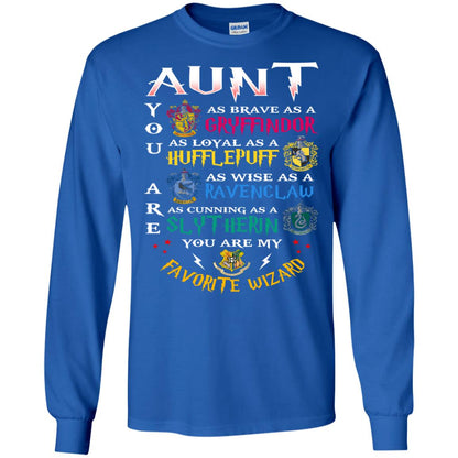 Aunt My Favorite Wizard Harry Potter Fan T-shirt Royal