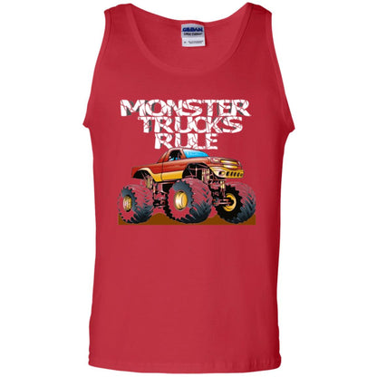Monster Trucks Rule T-shirt Red