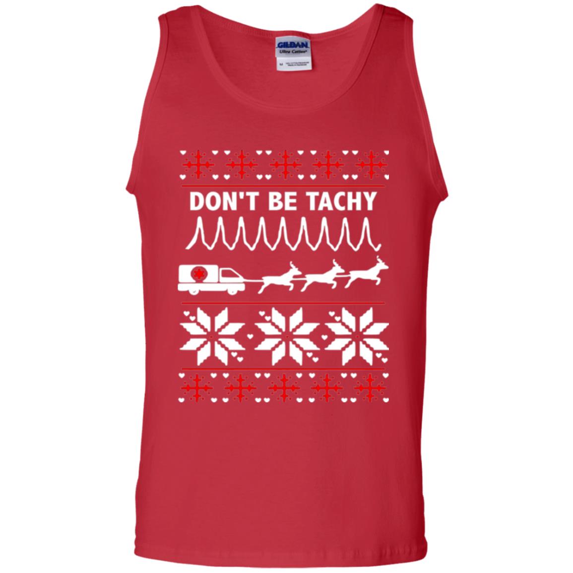 Cardiac Nurse T-shirt Don_t Be Tachy Red