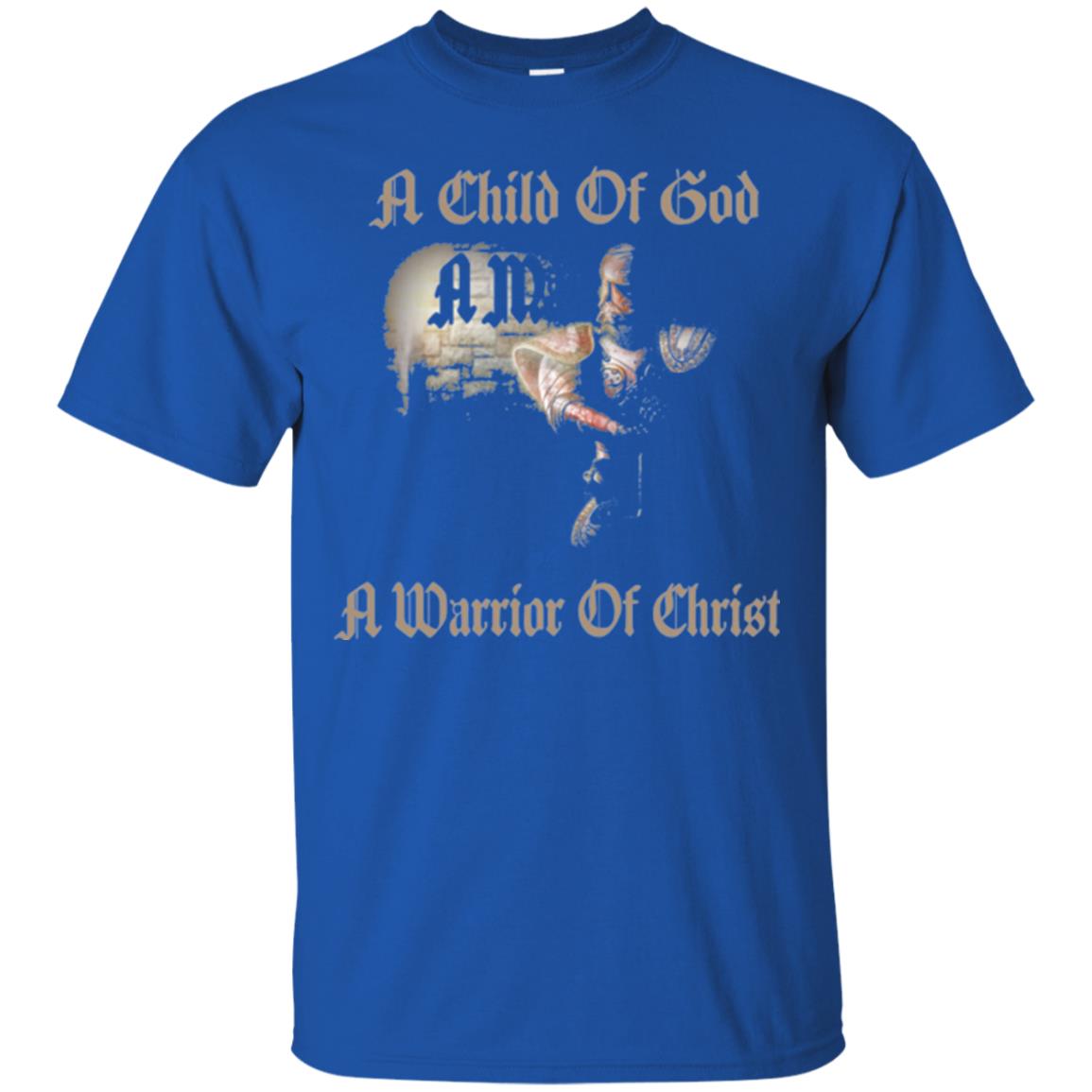 Crusader Knights Templar T-shirt A Child Of God Royal