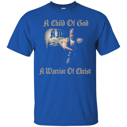 Crusader Knights Templar T-shirt A Child Of God Royal