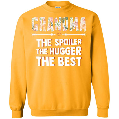 Grandma The Spoiler The Hugger The Best Nana Shirt Gold