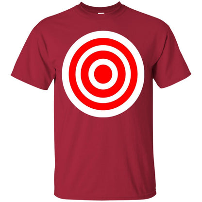 Funny Practice Bulls Eye Board Game Target T-shirt Cardinal