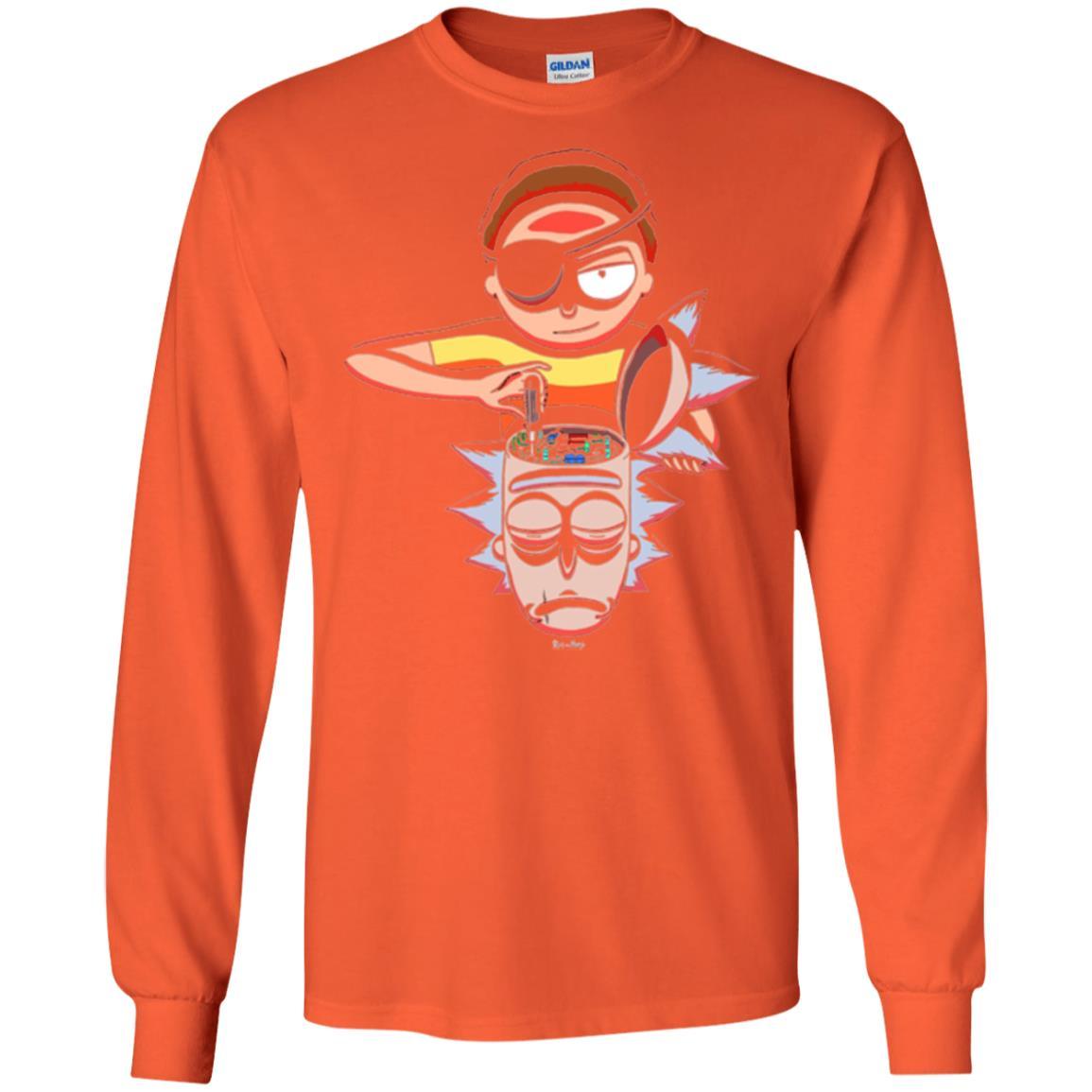 Film T-shirt Cartoon Lover Evil Morty Orange