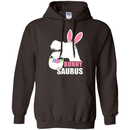 Bunnysaurus Easter Dinosaur Lover Shirt Dark Chocolate