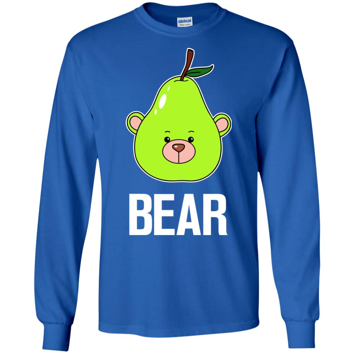 Bear Funny Summer Melon Fruit Shirt Royal